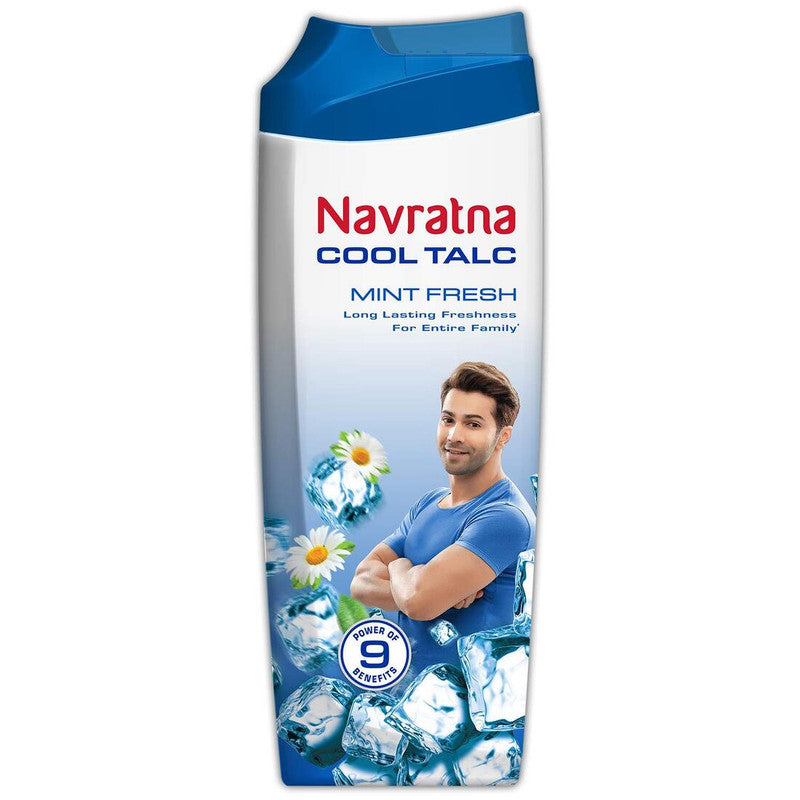 Navratna Mint Fresh Cool Talc - 50g