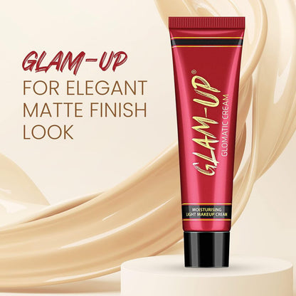 Glam Up Glomatic Moisturising Light Makeup Cream - 34g