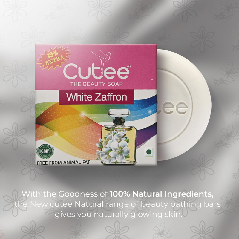 Cutee White Zaffron The Beauty Soap - 100g