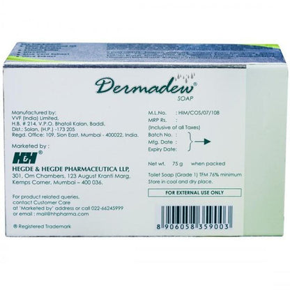 Dermadew Skin Moisturising Soap - 75g