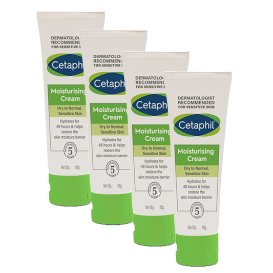 Cetaphil Intense Moisturising Cream - 80gm (Pack of 4)