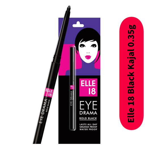 Elle 18 Eye Drama Bold Black Kajal - 0.35g