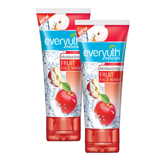 Everyuth Naturals Moisturizing Fruit Face Wash, 150g - Pack Of 2