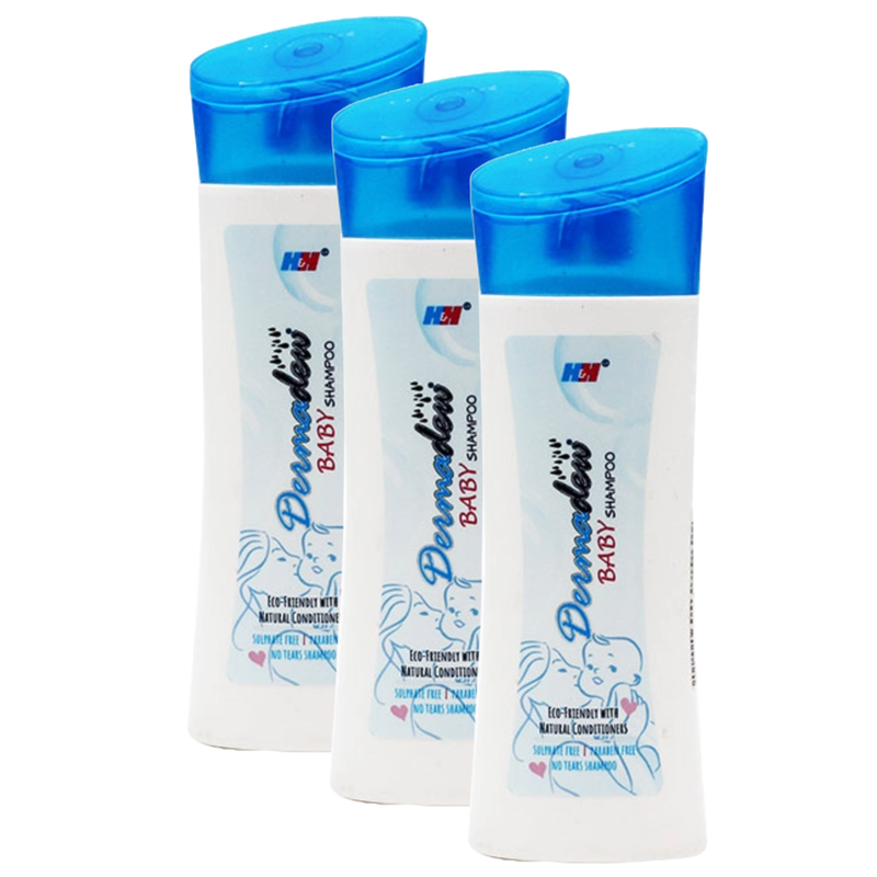 Dermadew Baby Moisturising Shampoo - 80ml (Pack Of 3)