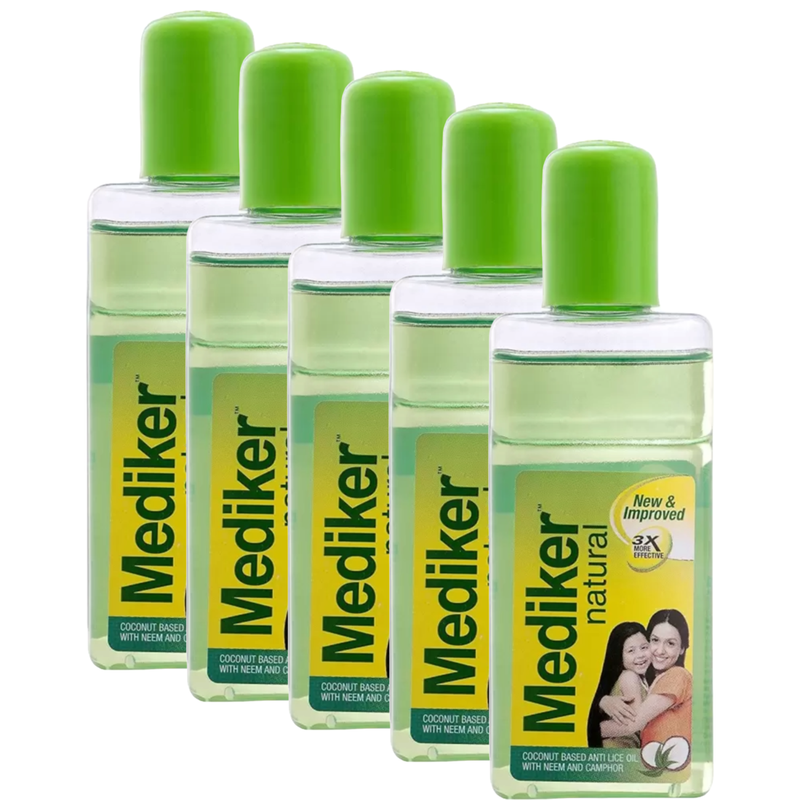 Mediker Anti Lice Treatment Hair Oil - 50ml Pack Of 5