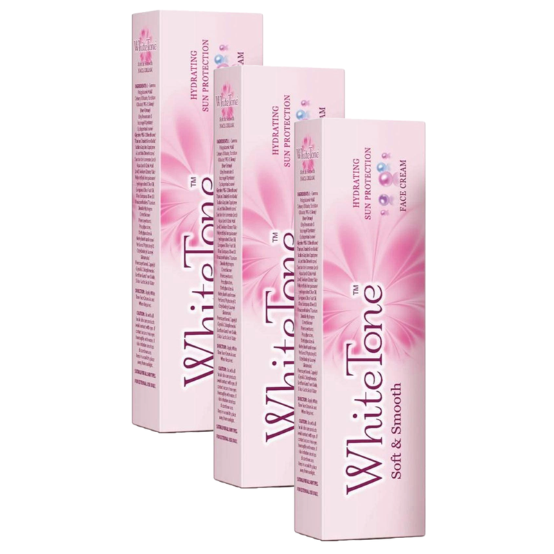 White Tone Soft & Smooth Face Cream - 15gm (Pack Of 3)