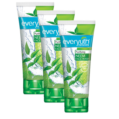 Everyuth Naturals Purifying NEEM Face Wash 50g x 3 Face Wash