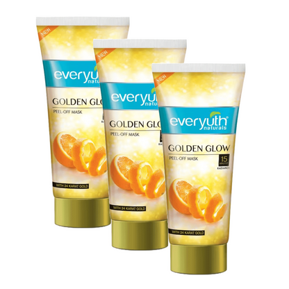 Everyuth Golden Glow Peel-Off Mask 50g - Pack Of 3