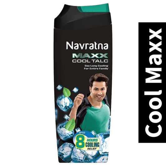 Navratna Maxx Cool Talc Bottle - 100g