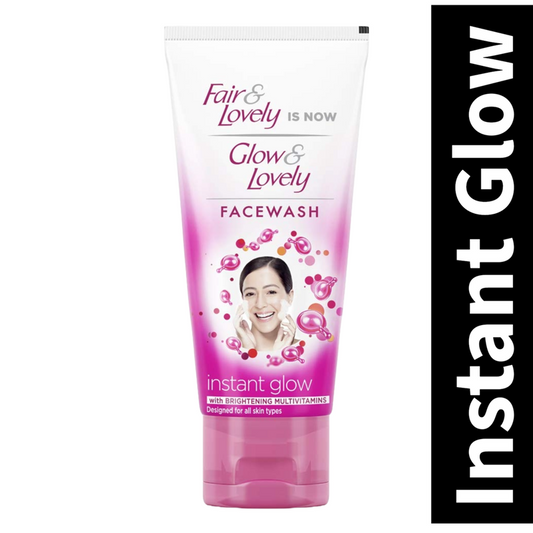 Fair & lovely Insta Glow Multivitamins Face Wash - For Bright Skin, 50 g Tube