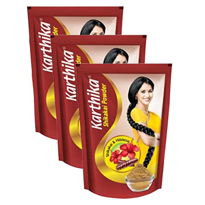Karthika Shikakai Powder 50gm - Pack Of 3