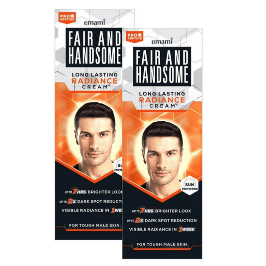 Emami Fair & Handsome Fairness Cream - Fair & Handsome, For Men, 30 g - Pack Of 2