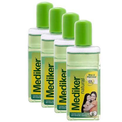 Mediker Anti Lice Treatment Hair Oil - 50ml Pack Of 4