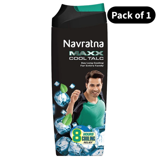 Maxx Cool Talc Navratna Oil - (100g)