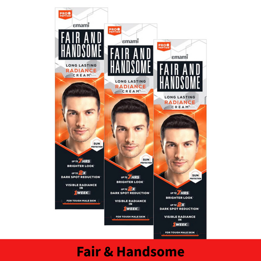 Emami Fair and Handsome Fairness Cream for Men - Deep Action, 15g (Pack Of 3)