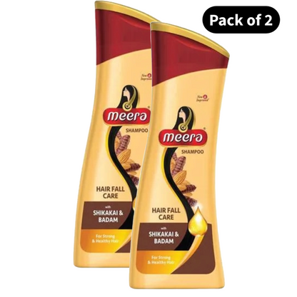 Meera Hair Fall Care Shampoo Bottle - Pack Of 2 (180ml)