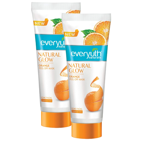 Everyuth Naturals Natural Glow Orange Peel-off Mask, Pack of 2 - 30g