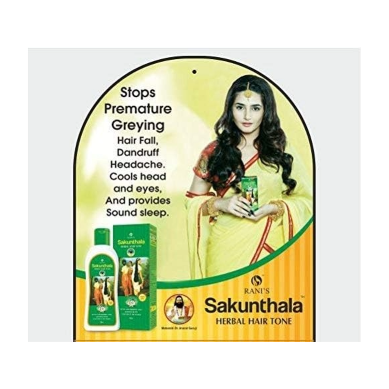 Ranis Sankunthala Herbal Hair Tone Oil - 80ml (Pack Of 4)