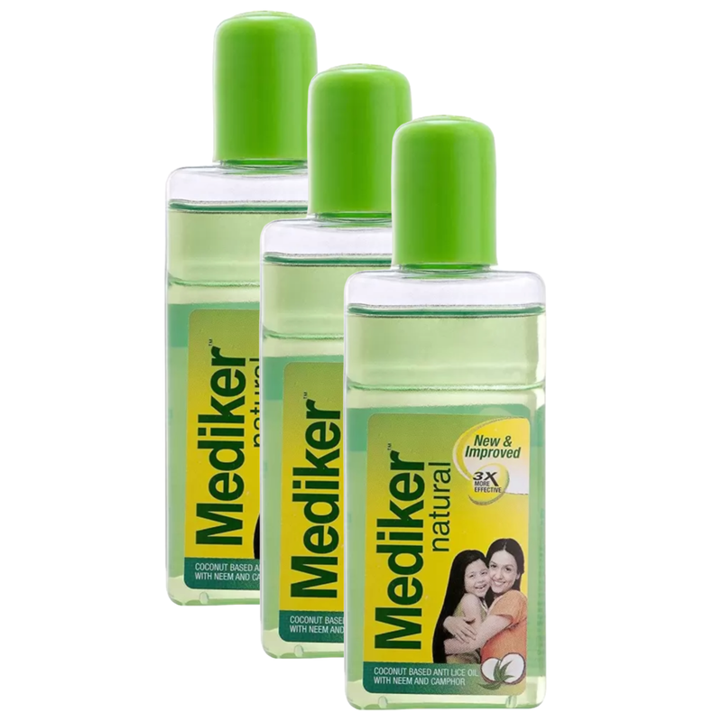 Mediker Anti Lice Treatment Hair Oil - 50ml Pack Of 3