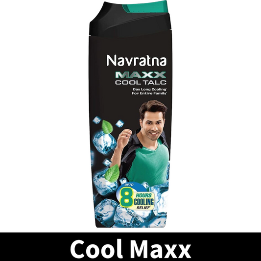 Navratna Maxx Cool Talc Relaxes, - 100g