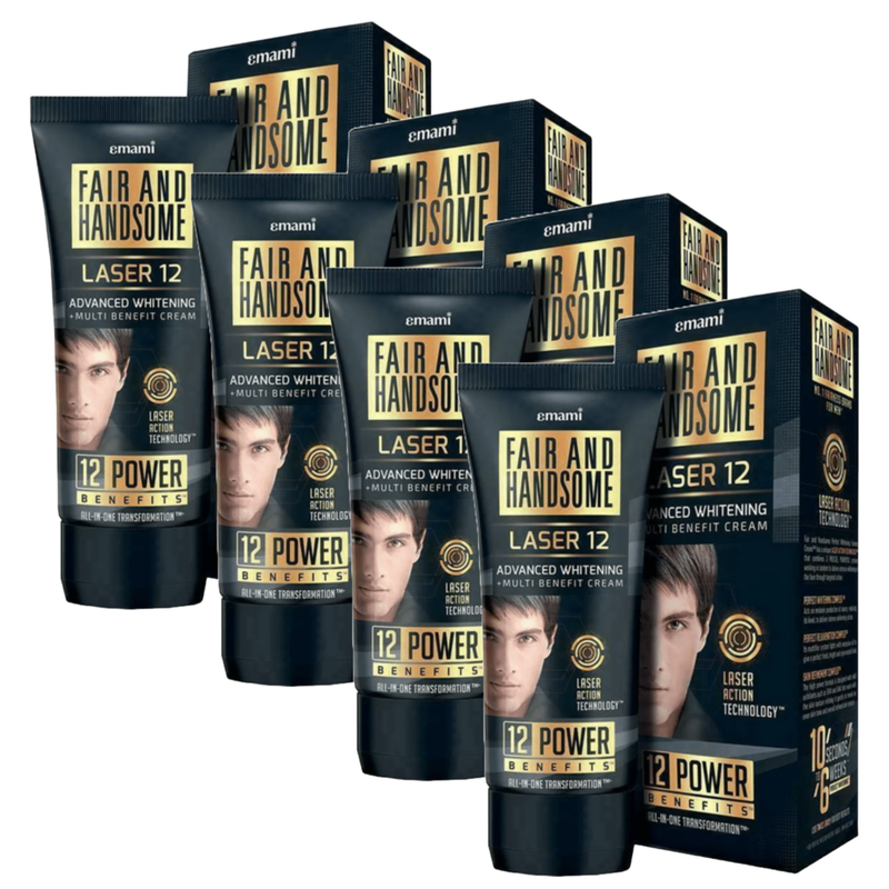 Emami Fair And Handsome Laser 12 Advance Whitening Cream 30 g (Pack Of 4)