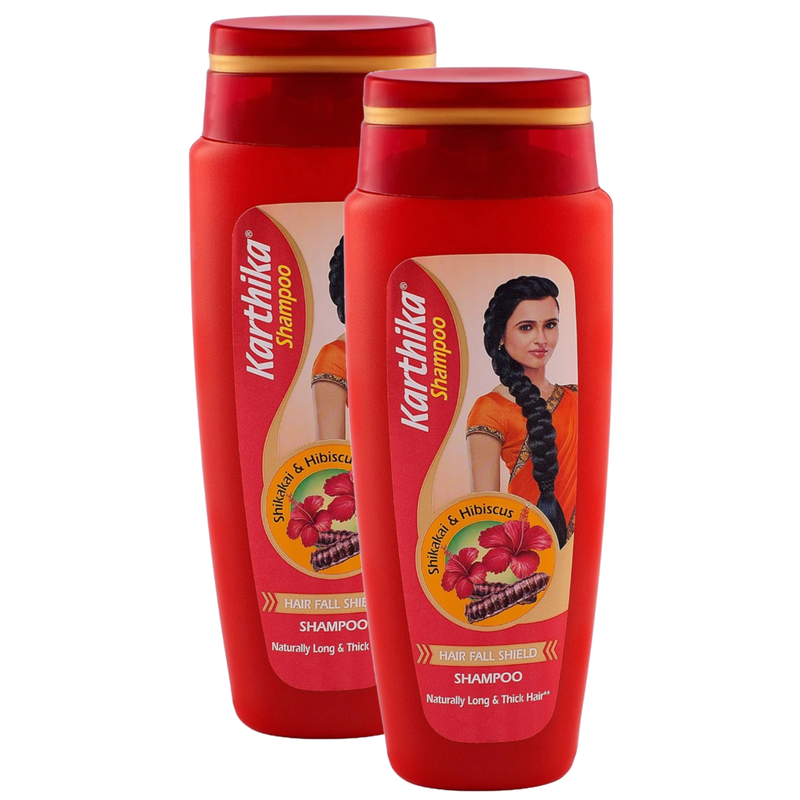 Karthika Shampoo Hairfall Shield, 80ml - Pack Of 2