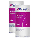 VWash Plus Intimate Hygiene Wash - Pack Of 2 (200ml)