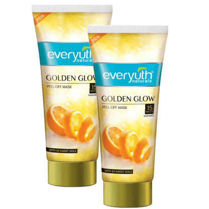 Everyuth Naturals Advanced Golden Glow Peel-off Mask, 90g - Pack Of 2