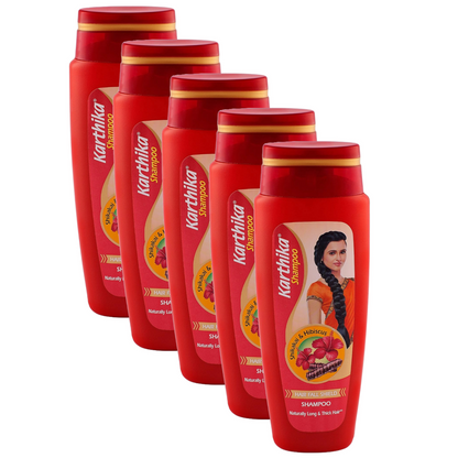 Karthika Shampoo Hairfall Shield, 80ml - Pack Of 5