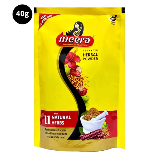 Meera Hair Wash Herbal Powder - 40g