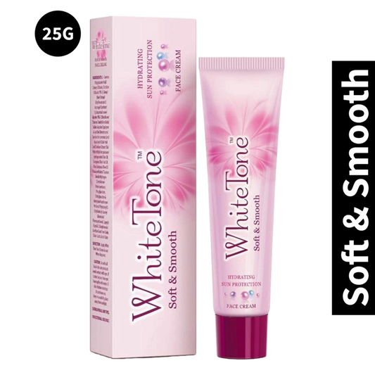 White Tone Soft & Smooth Hydrating Sun Protection Face Cream - 25g