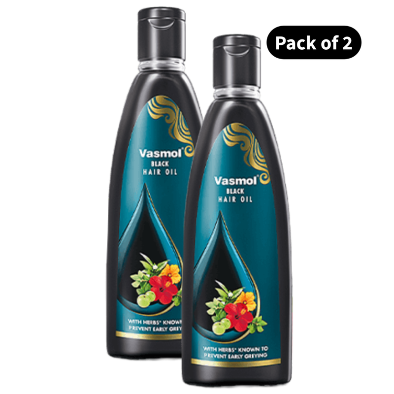 Hair Oil Black Vasmol (100ml Pack of 2)