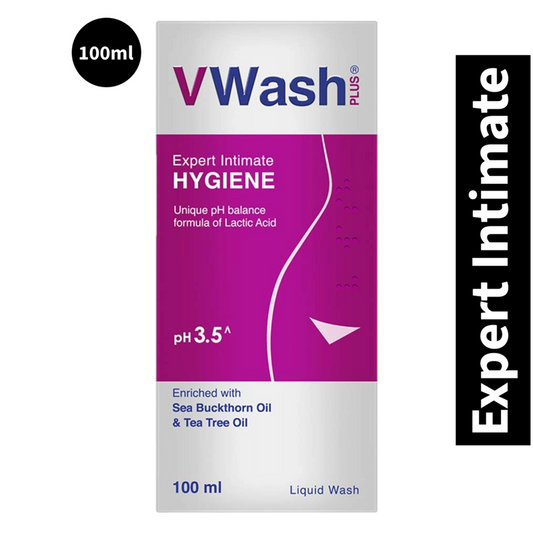 VWash Plus Expert Intimate Hygiene With Tea Tree Oil Liquid Wash - 100 ml