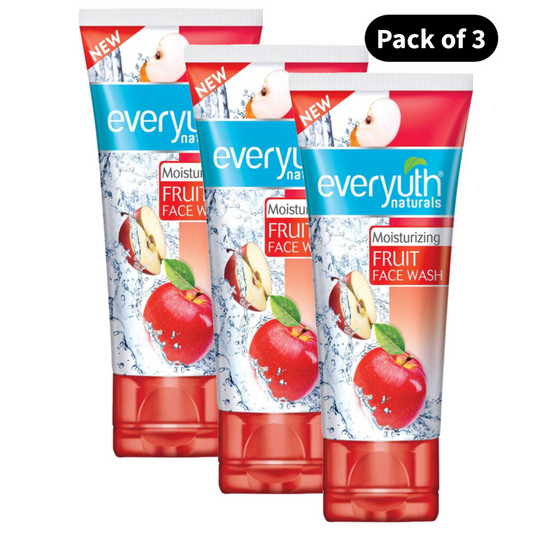 Everyuth Naturals Moisturizing Fruit Face Wash, 50G (Pack Of 3)