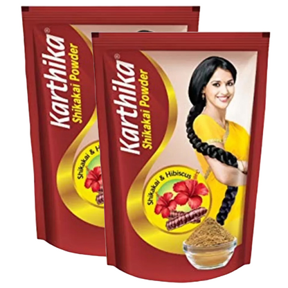 Karthika Shikakai Powder 50gm - Pack Of 2