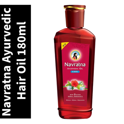 Navratna Herbal Ayurvedic Cool Oil - (180ml)