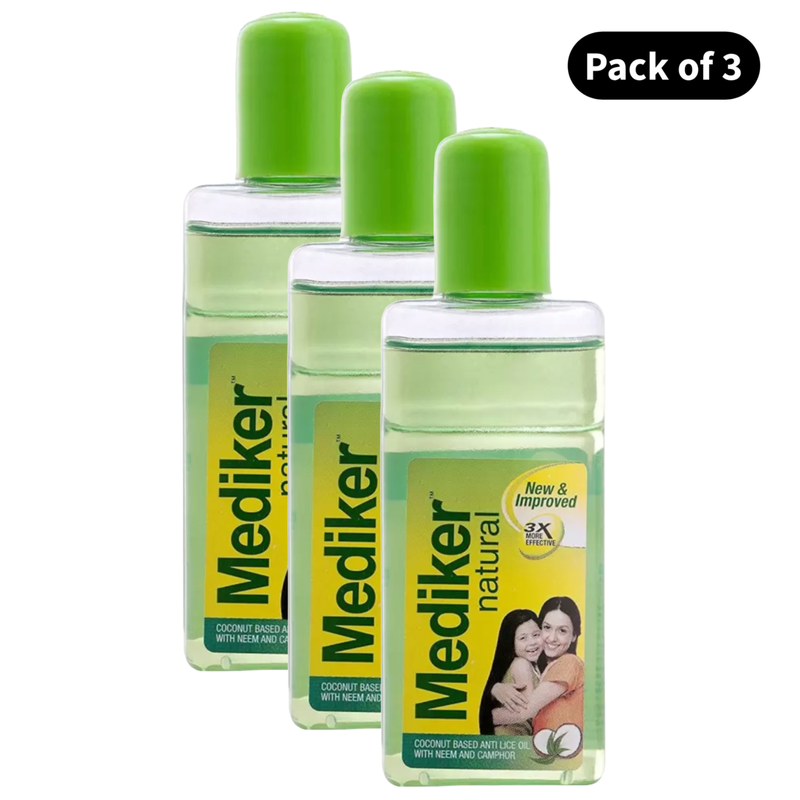 Treatment Mediker Anti Lice Hair Oil - 50ml Pack Of 3