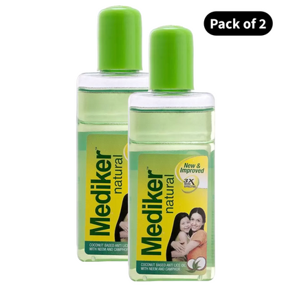 Treatment Mediker Anti Lice Hair Oil - 50ml Pack Of 2