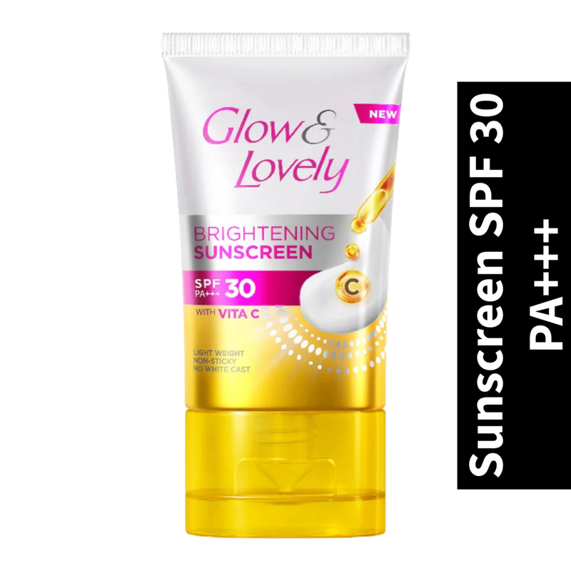 Glow & Lovely Brightening Sunscreen SPF 30 PA+++ Face Cream- 15 g