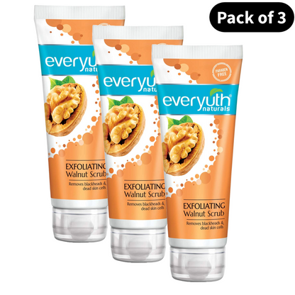 Everyuth Naturals Exfoliating Walnut Scrub 50g - Pack Of 3