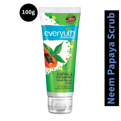 Everyuth Naturals Purifying & Exfoliating Neem Papaya Scrub (100 g)