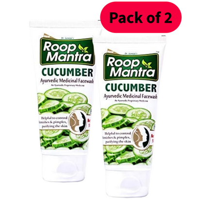 Ayurveda Roop Mantra Cucumber Face Wash 50 ml Pack of 2