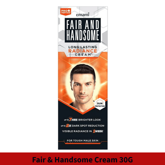 Emami Fair & Handsome Fairness Cream - Fair & Handsome, For Men, 30 g