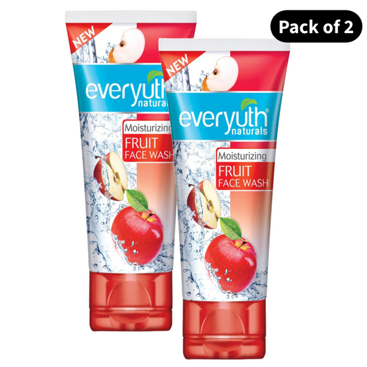 Everyuth Naturals Moisturizing Fruit Face Wash, 50G (Pack Of 2)