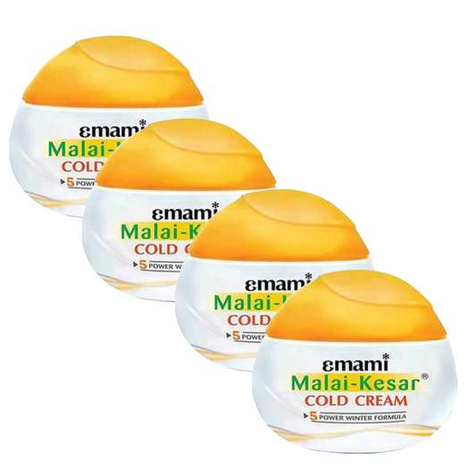 Emami Malai Kesar Cold Cream 60ml - Pack of 4