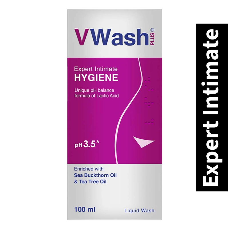 VWash Plus Tea Tree Oil Expert Intimate Hygiene Liquid Wash - 100 ml