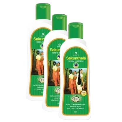 Ranis Sankunthala Herbal Hair Tone Oil - 80ml (Pack Of 3)