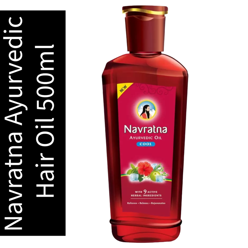 Ayurvedic Cool Navratna Oil - (500ml)