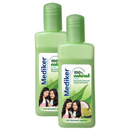 Mediker Anti-Lice Treatment Shampoo - 50 ml (Pack Of 2)