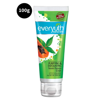 Everyuth Naturals Purifying & Exfoliating Neem Papaya Scrub 100g (Pack Of 1)